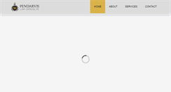 Desktop Screenshot of pendarvislaw.com
